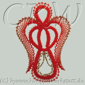 Klöppeln Baumschmuck Engel