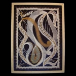 Klöppelmuster Bild Rechteck