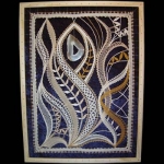 Klöppelbrief Bild Rechteck