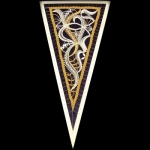 Klöppelbrief Bild Dreieck