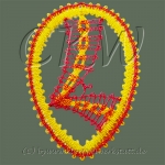 Klöppelmuster Ostereier klein