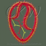 Klöppelmuster Ostereier klein