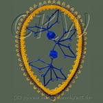 Klöppelmuster Ostereier klein