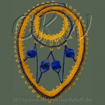 Klöppelmuster Ostereier klein