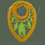 Klöppelmuster Ostereier klein