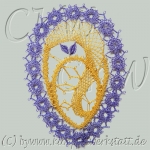 Osterei - Idrija Spitze mit Slincas