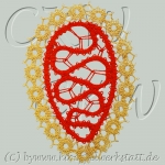 Osterei - Idrija Spitze mit Slincas