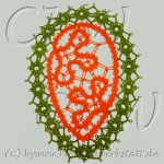 Osterei - Idrija Spitze mit Slincas