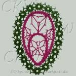 Osterei - Idrija Spitze mit Slincas