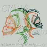 Klöppelmuster Schmetterlingsträume