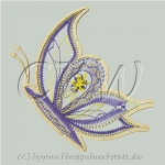 Schmetterling + Holzrahmen