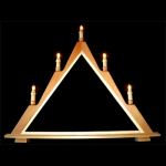 Lichterspitze mit Kerzen