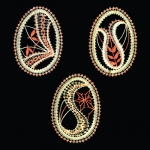 Klöppelmuster Ostereier