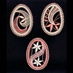 Klöppelmuster Ostereier