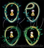 Klöppelmuster Ostereier 