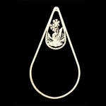 Fensterbild Tropfen - Primel