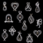 Klöppelmuster Baum|schmuck|mappe