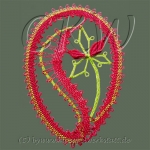 Klöppelmuster Ostereier klein